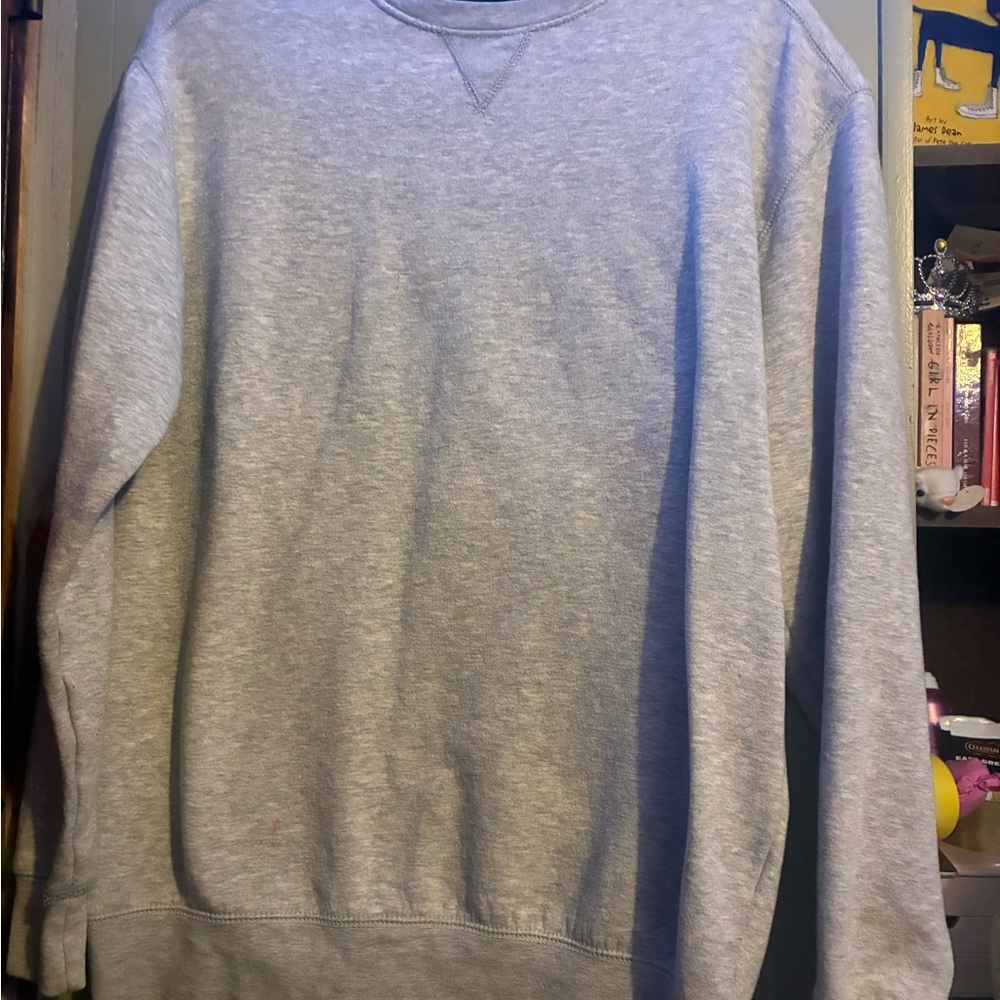 Classic Gray Crewneck Sweater